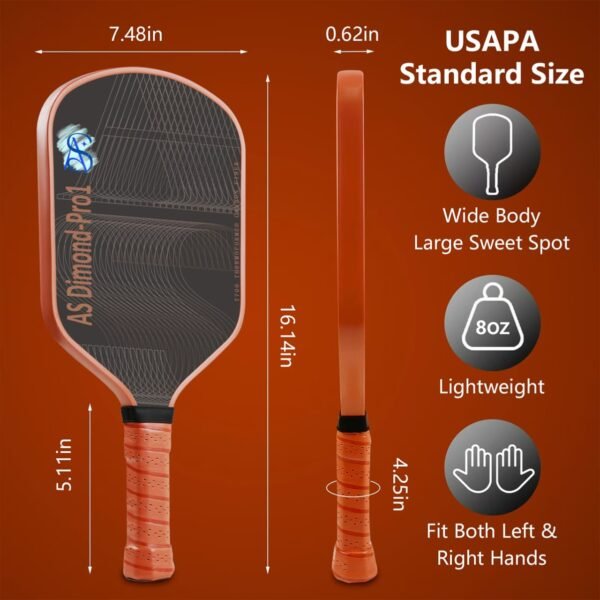AS-Diamond Paddle – Carbon Fiber - Image 5